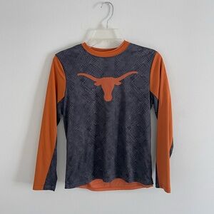 Longhorns Long Sleeve Shirt - Orange and Gray